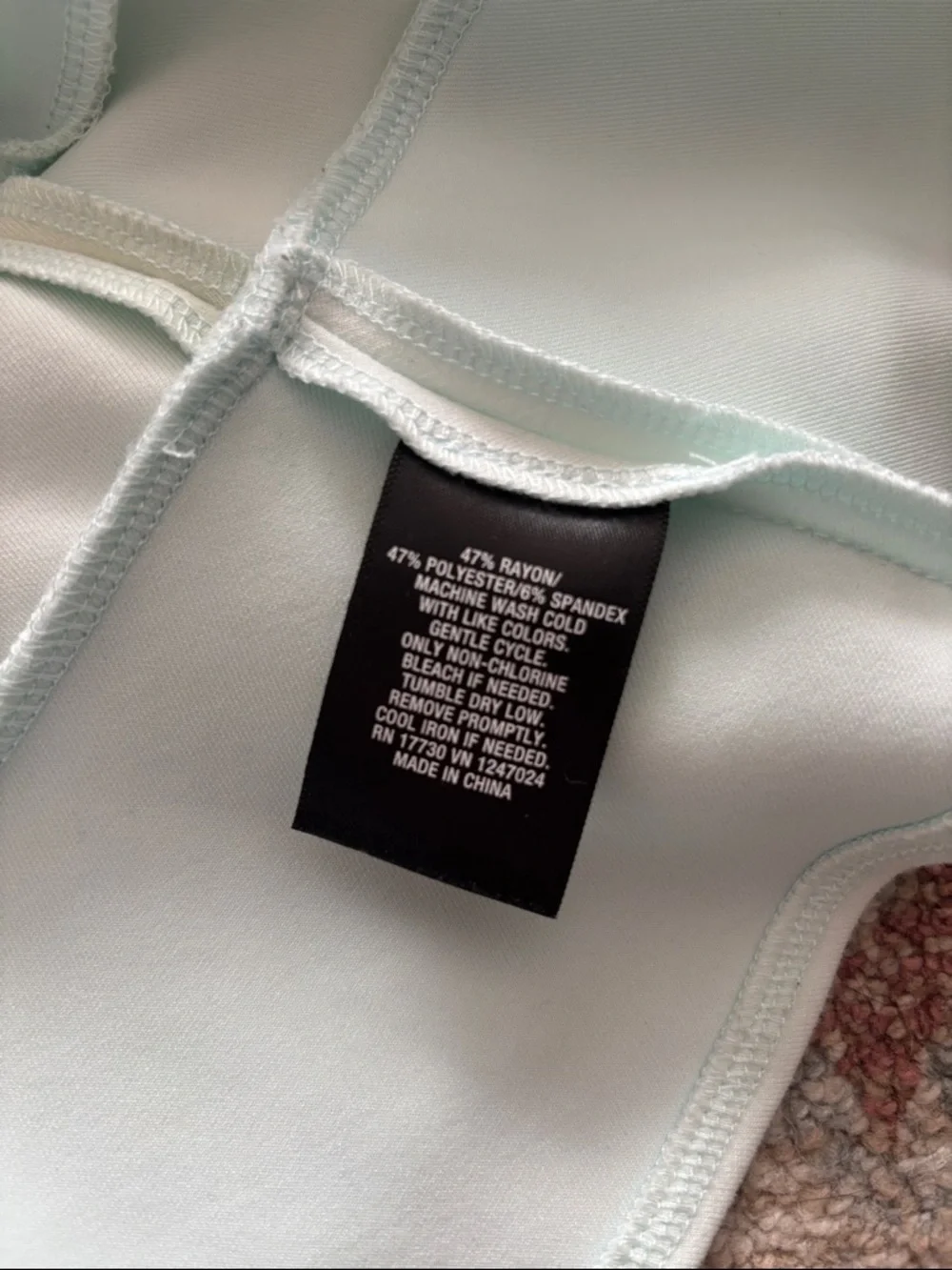 Tahari Mint Zip-Front Peplum Jacket - Picture 7 of 7